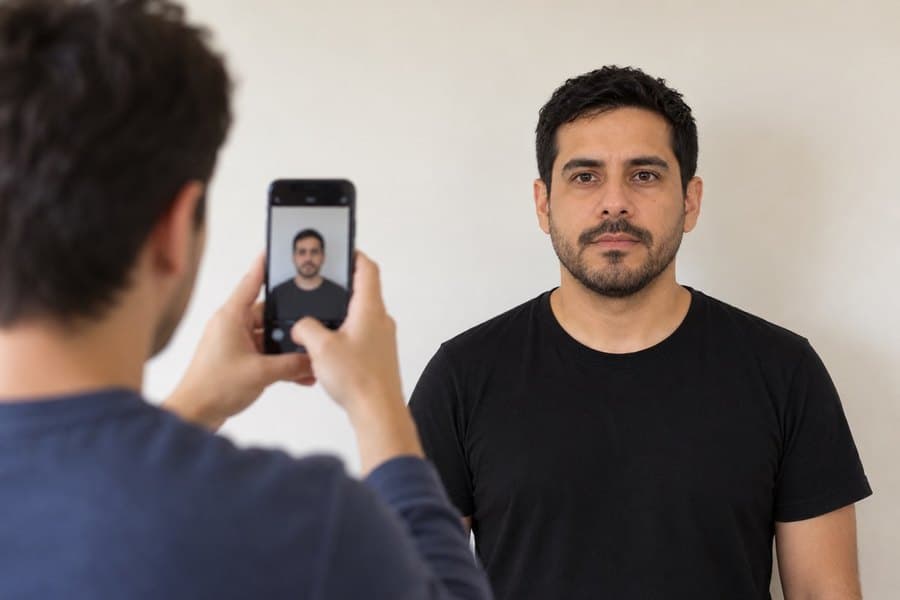 Distancia de la cámara